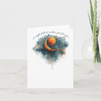 A night full of wishes card
