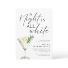 A Night in all White Birthday