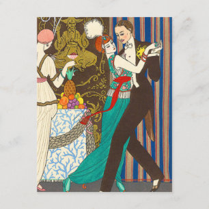A Night in Decadent Paris Art Deco Invitations