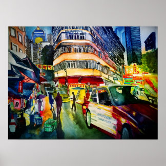 A night in hong kong poster