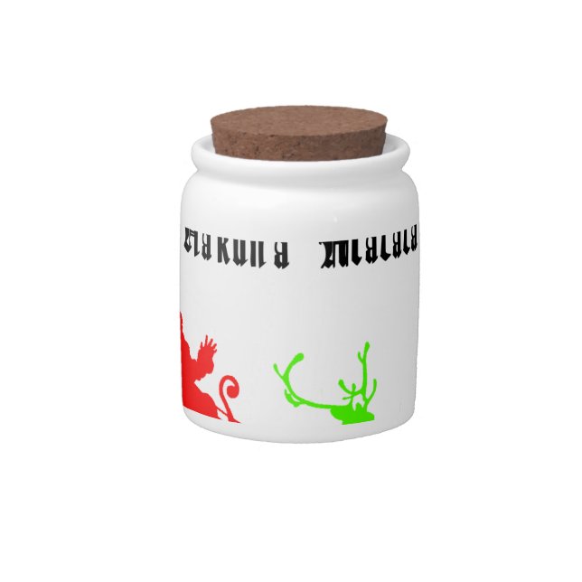 A Night of Christmas Carols and Songs Hakunamatata Candy Jar (Front)