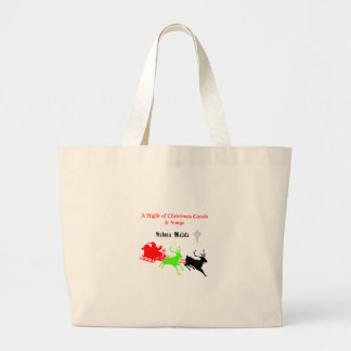 A Night of Christmas Carols and Songs Hakunamatata Large Tote Bag