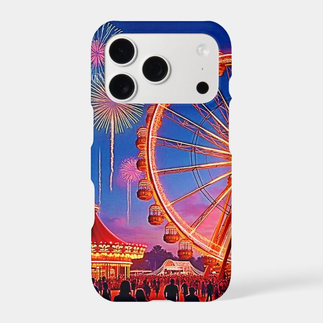 A Night of Festive Lights Design Iphone Case (Back)