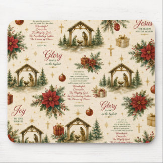 A Night of Miracles | The Christmas Nativity Mouse Pad