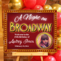 A Night on Broadway Welcome Sign