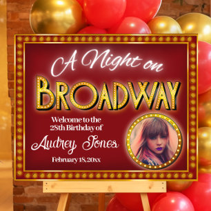 A Night on Broadway Welcome Sign