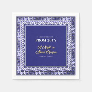 A Night on Mount Olympus Prom Greek Night Party Napkins
