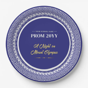 A Night on Mount Olympus Prom Greek Night Party Paper Plates