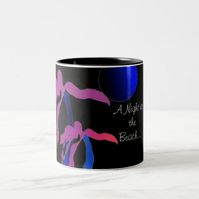 A Night on the Beach Two-Tone Coffee Mug (Center)