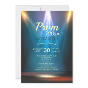 A Night to Remember Prom  Invitation