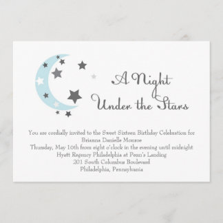 A Night Under the Stars Invitation