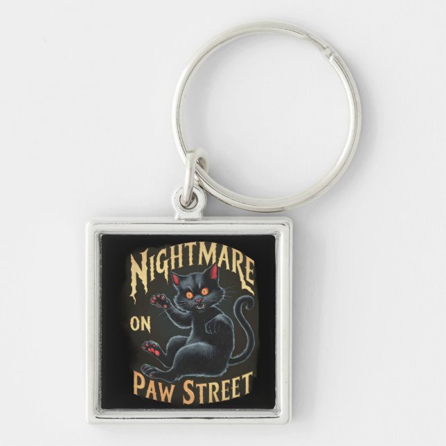 A Nightmare in the Darkness of the Street Keychain (Front)