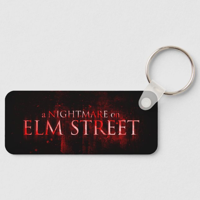 A Nightmare on Elm Street | Bloody Text Keychain (Front)
