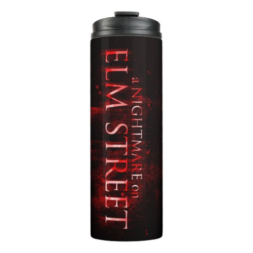 A Nightmare on Elm Street  Bloody Text Thermal Tumbler