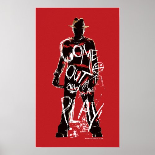 A Nightmare on Elm Street  Come Out and Play Poster