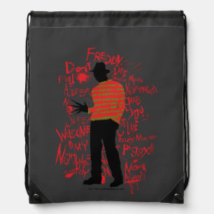 A Nightmare on Elm Street   Don't Fall Asleep Drawstring Bag
