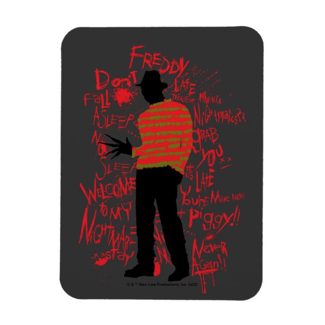 A Nightmare on Elm Street | Don't Fall Asleep Magnet (Vertical)