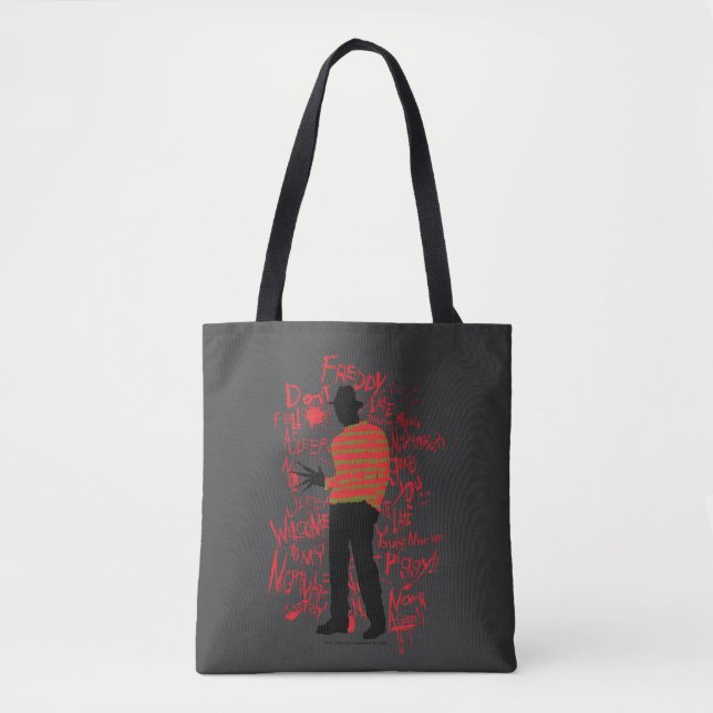 A Nightmare on Elm Street | Don't Fall Asleep Tote Bag (Front)