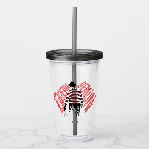 A Nightmare on Elm Street  Dream Demon Freddy Acrylic Tumbler