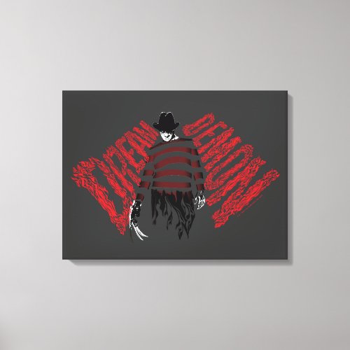 A Nightmare on Elm Street  Dream Demon Freddy Canvas Print