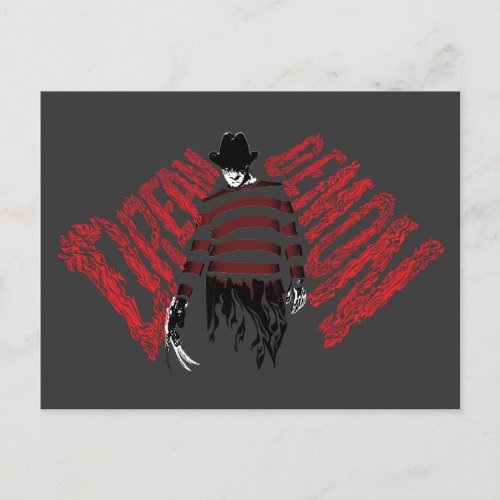 A Nightmare on Elm Street  Dream Demon Freddy Holiday Postcard