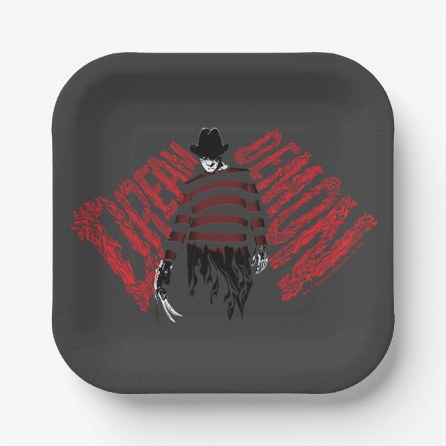 A Nightmare on Elm Street | Dream Demon Freddy Paper Plates (Front)