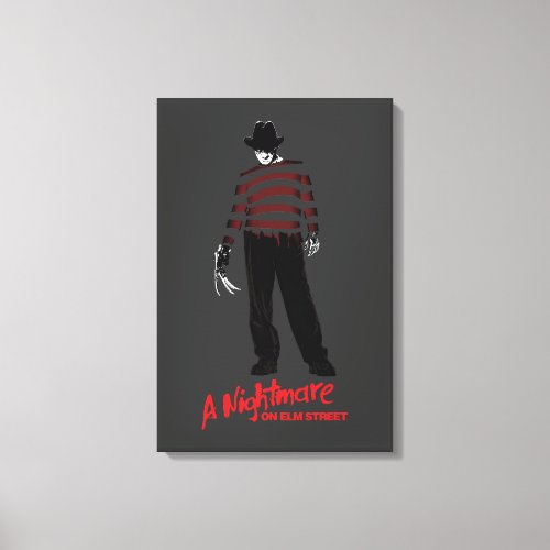 A Nightmare on Elm Street  Freddy Krueger Canvas Print