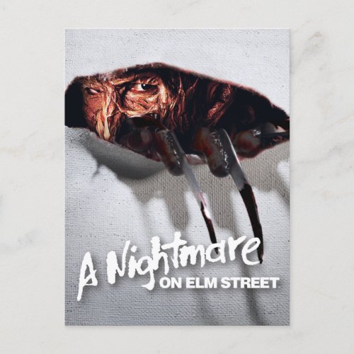 A Nightmare on Elm Street  Freddy Krueger Peeking Holiday Postcard
