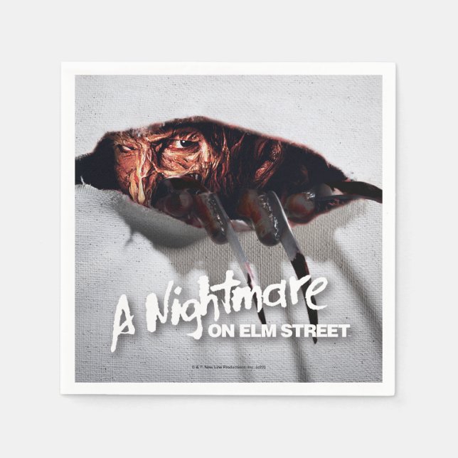A Nightmare on Elm Street | Freddy Krueger Peeking Napkins (Front)