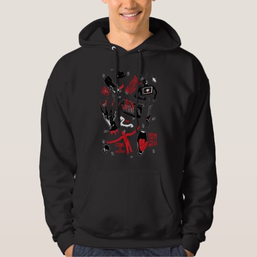 A Nightmare on Elm Street  Freddy Krueger Talk Hoodie