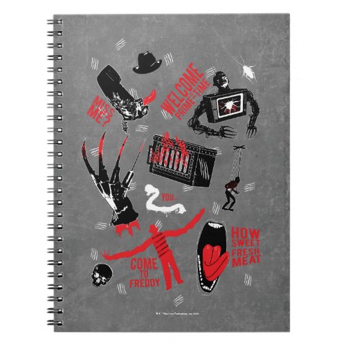 A Nightmare on Elm Street  Freddy Krueger Talk Notebook