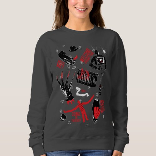 A Nightmare on Elm Street  Freddy Krueger Talk Sweatshirt