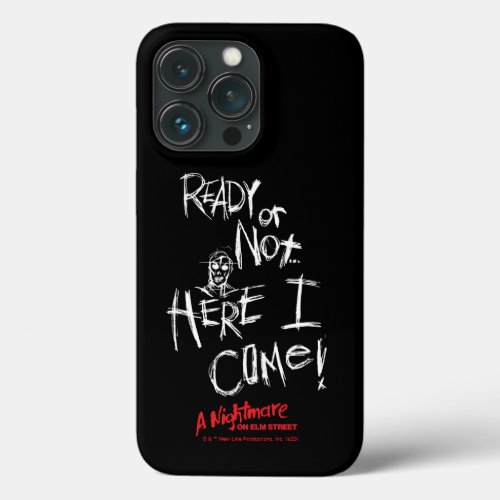 A Nightmare on Elm Street  Here I Come iPhone 13 Pro Case