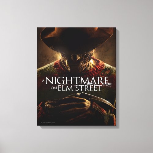 A Nightmare on Elm Street  Movie Poster Canvas Print