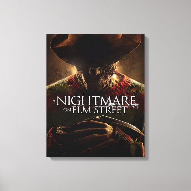 A Nightmare on Elm Street | Movie Poster Canvas Print (Front)