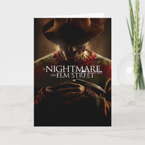 A Nightmare on Elm Street  Movie Poster Card