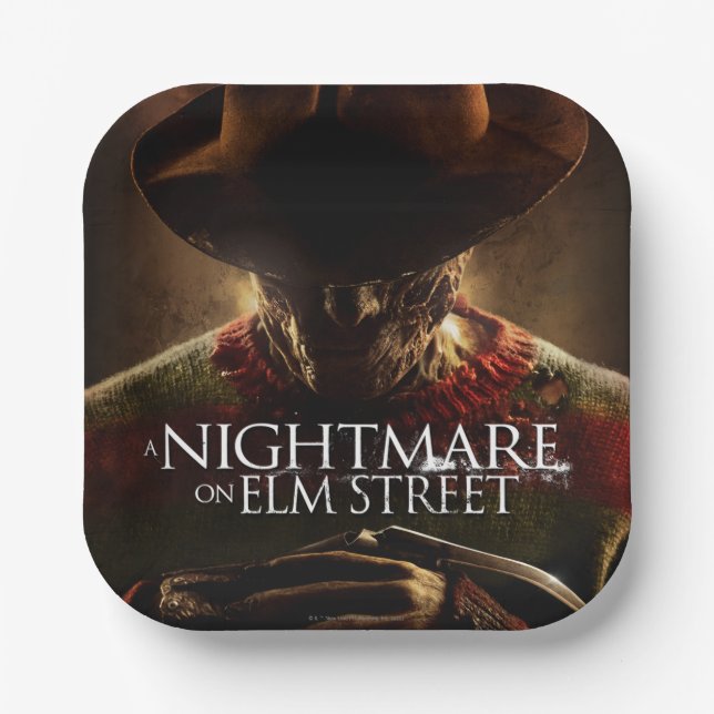A Nightmare on Elm Street | Movie Poster Paper Plates (Front)