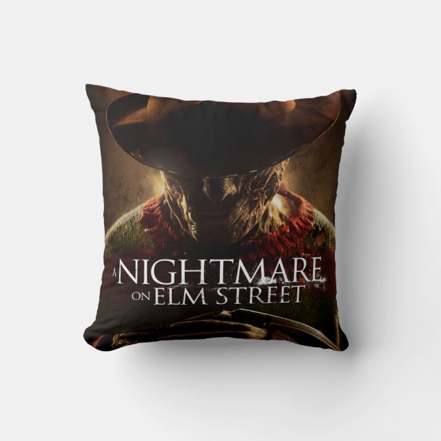 A Nightmare on Elm Street | Movie Poster Throw Pillow (Front)