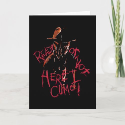 A Nightmare on Elm Street  Ready or Not Card