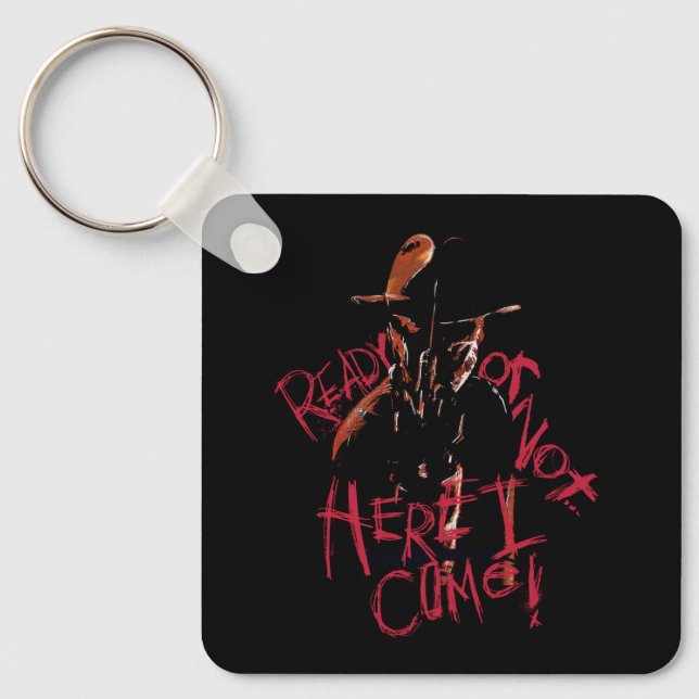 A Nightmare on Elm Street | Ready or Not Keychain (Front)