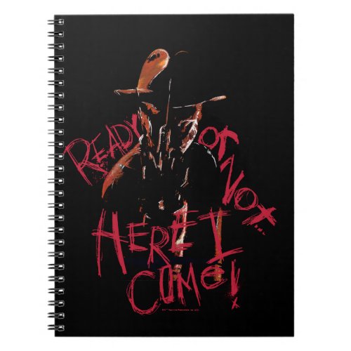 A Nightmare on Elm Street  Ready or Not Notebook