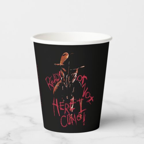 A Nightmare on Elm Street  Ready or Not Paper Cups