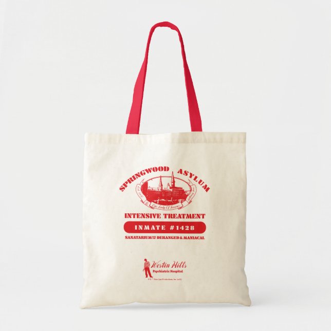 A Nightmare on Elm Street | Springwood Asylum Tote Bag (Front)