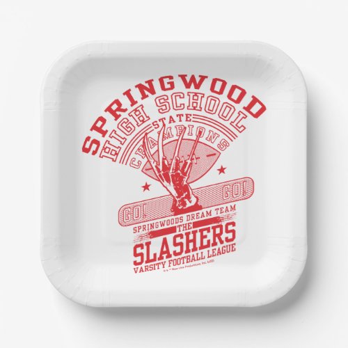 A Nightmare on Elm Street  Springwood High Paper Plates