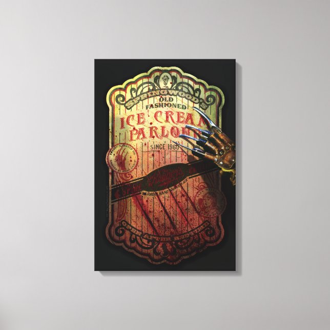 A Nightmare on Elm Street | Springwood's Ice Cream Canvas Print (Front)