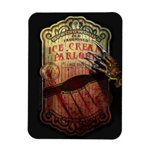 A Nightmare on Elm Street  Springwoods Ice Cream Magnet