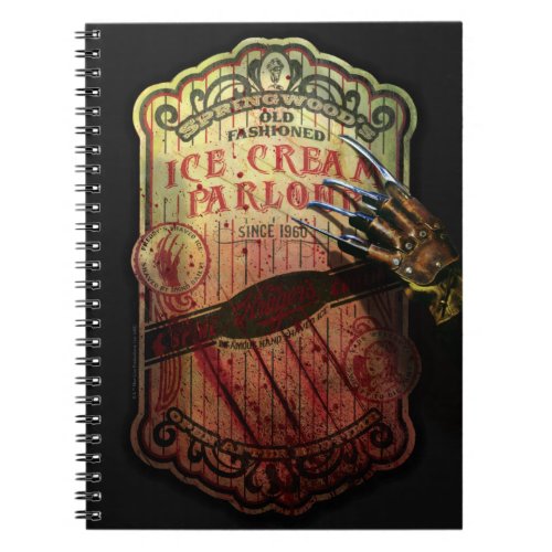 A Nightmare on Elm Street  Springwoods Ice Cream Notebook