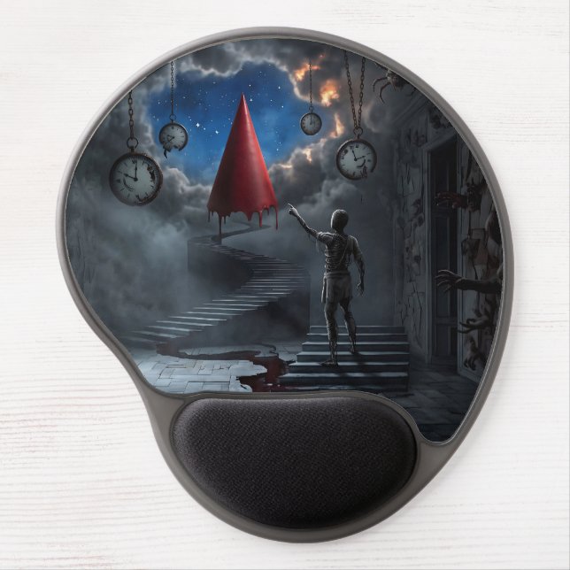 A Nightmare Visualized Gel Mouse Pad (Front)