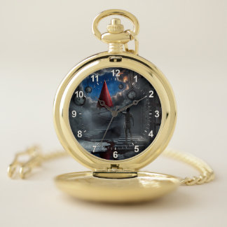 A Nightmare Visualized Pocket Watch