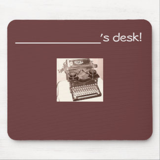 A nod to the past... mouse pad